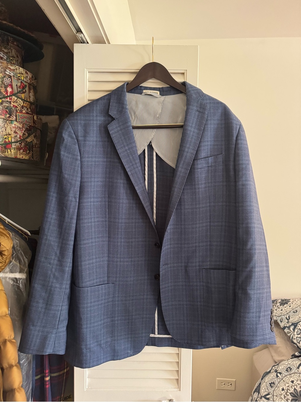 Todd Snyder Blue Windowpane Sport Coat